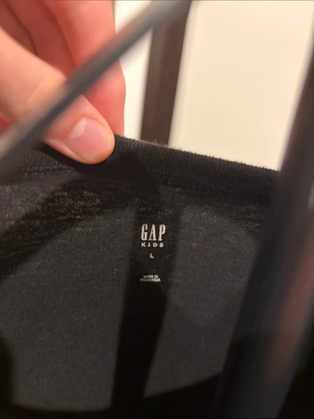 GAP White Graphic Tee with Red, Blue, Yellow Accents